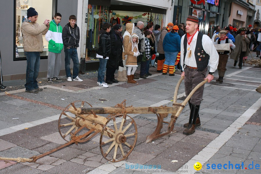 Narrenumzug - Grosses Narrentreffen in Konstanz am Bodensee, 22.01.2012