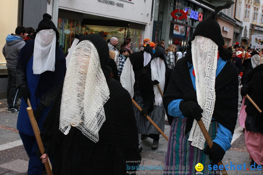 Narrenumzug - Grosses Narrentreffen in Konstanz am Bodensee, 22.01.2012