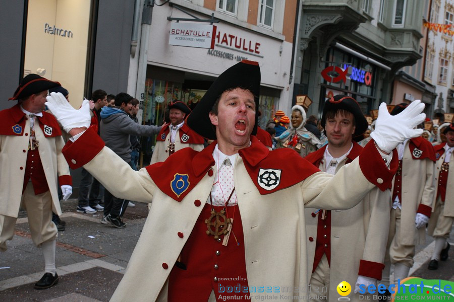 Narrenumzug - Grosses Narrentreffen in Konstanz am Bodensee, 22.01.2012