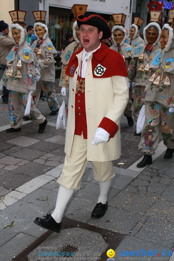 Narrenumzug - Grosses Narrentreffen in Konstanz am Bodensee, 22.01.2012