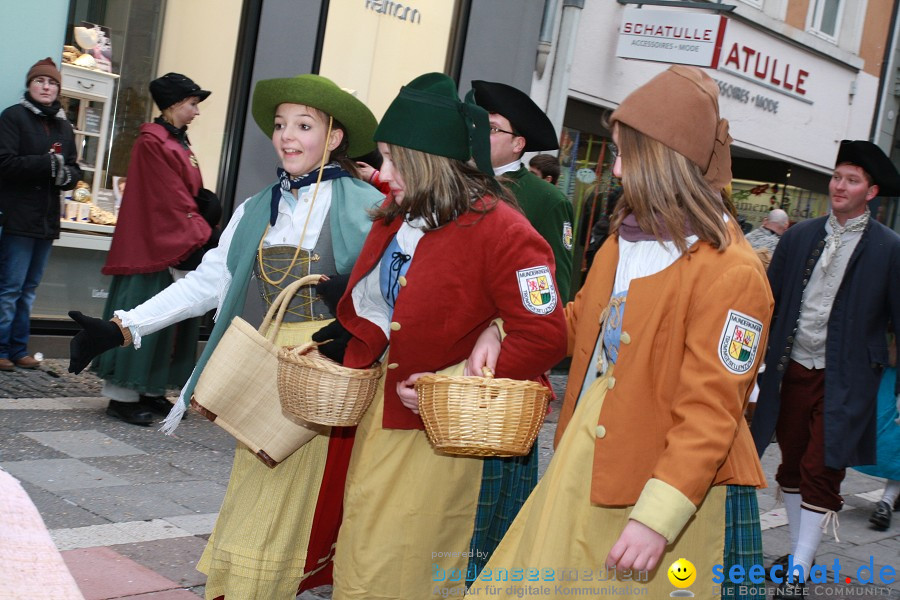 Narrenumzug - Grosses Narrentreffen in Konstanz am Bodensee, 22.01.2012