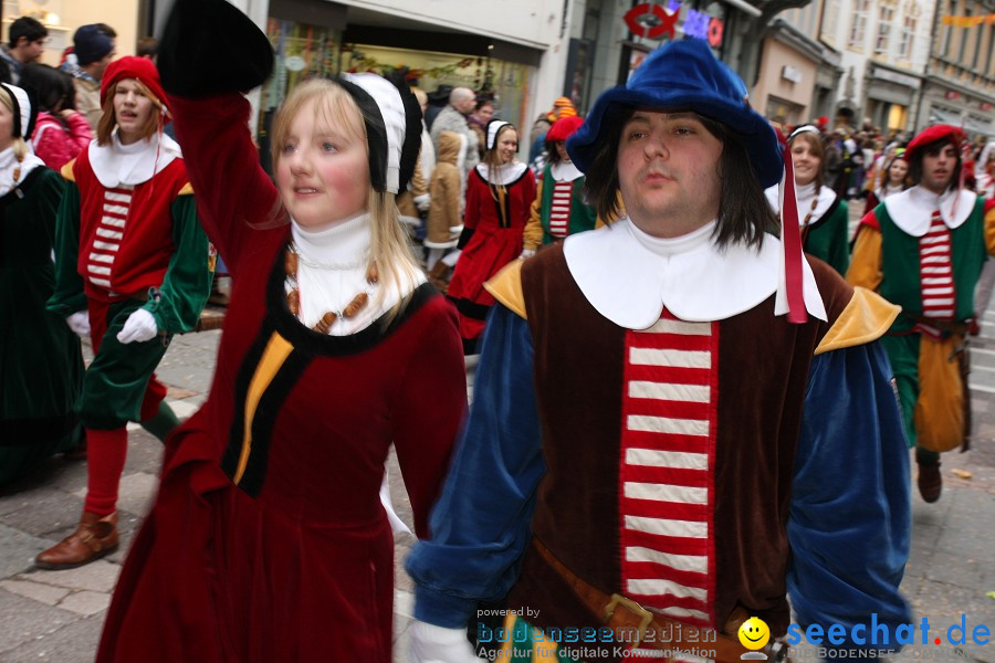 Narrenumzug - Grosses Narrentreffen in Konstanz am Bodensee, 22.01.2012