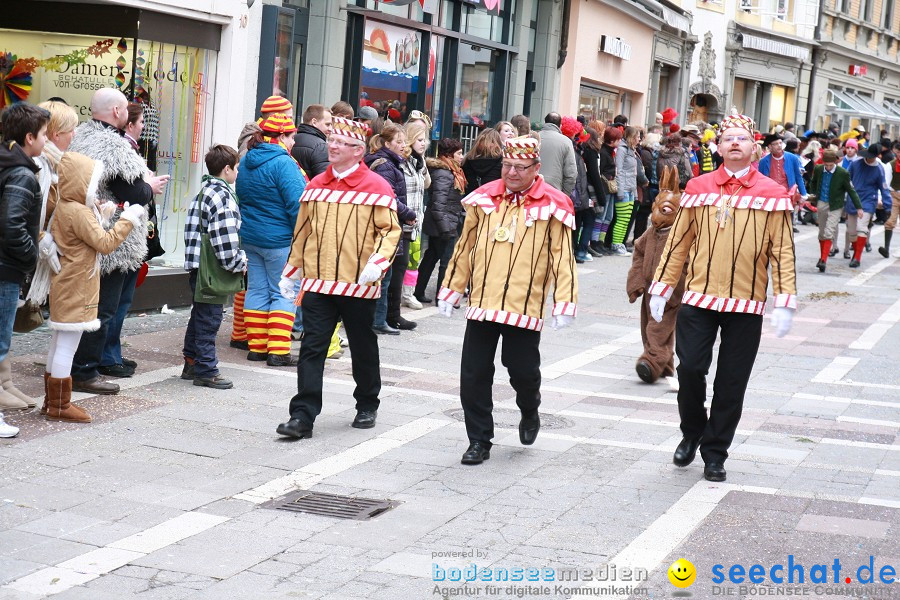 Narrenumzug - Grosses Narrentreffen in Konstanz am Bodensee, 22.01.2012