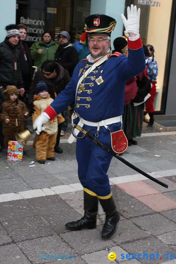 Narrenumzug - Grosses Narrentreffen in Konstanz am Bodensee, 22.01.2012