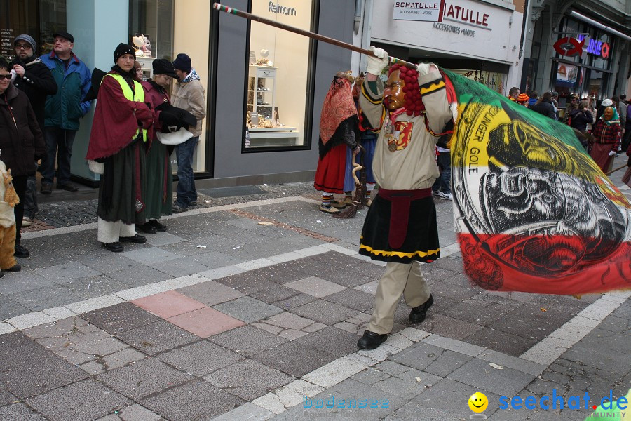 Narrenumzug - Grosses Narrentreffen in Konstanz am Bodensee, 22.01.2012