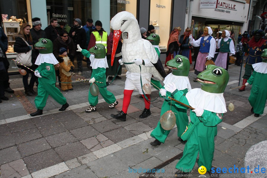 Narrenumzug - Grosses Narrentreffen in Konstanz am Bodensee, 22.01.2012