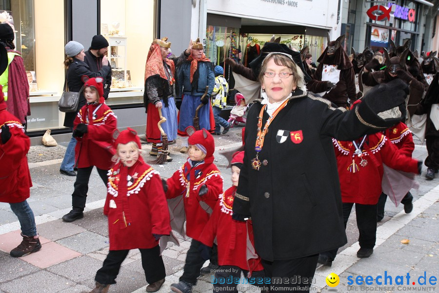 Narrenumzug - Grosses Narrentreffen in Konstanz am Bodensee, 22.01.2012