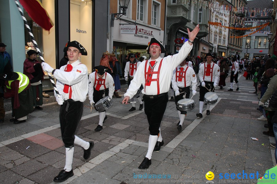 Narrenumzug - Grosses Narrentreffen in Konstanz am Bodensee, 22.01.2012