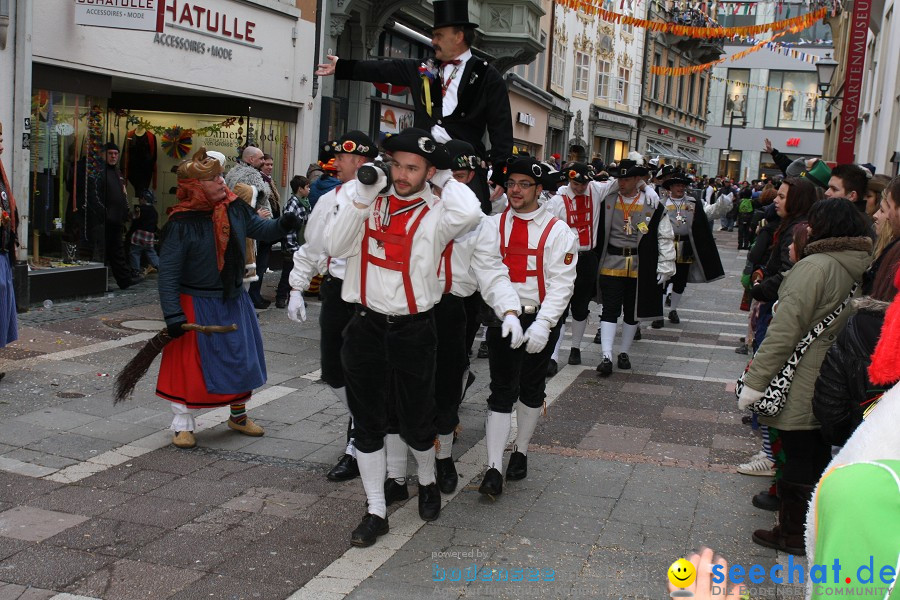 Narrenumzug - Grosses Narrentreffen in Konstanz am Bodensee, 22.01.2012