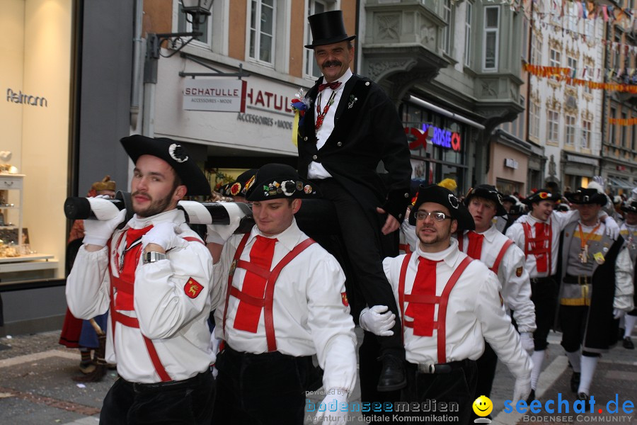 Narrenumzug - Grosses Narrentreffen in Konstanz am Bodensee, 22.01.2012