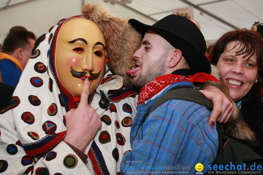 Narrenumzug - Grosses Narrentreffen in Konstanz am Bodensee, 22.01.2012