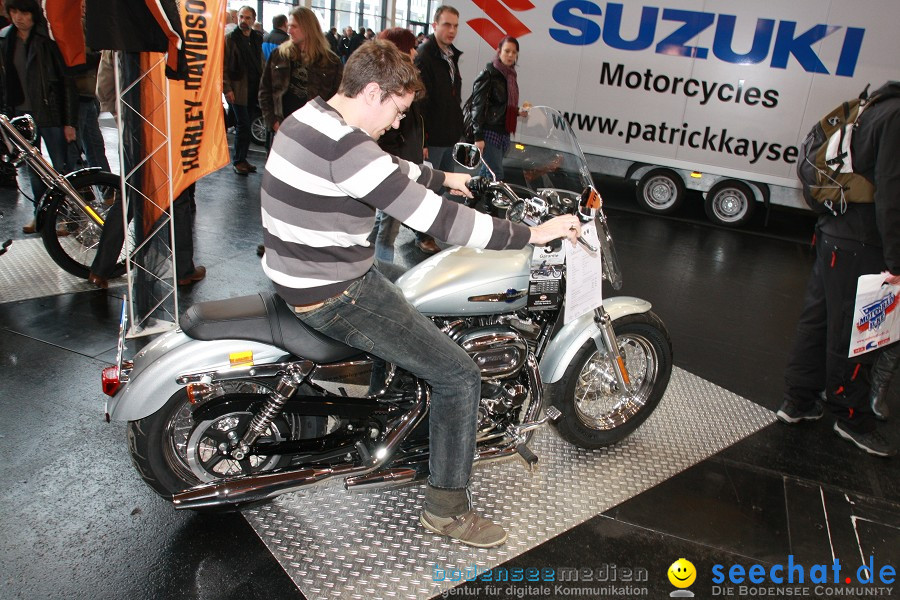 Motorradwelt Bodensee 2012 Messe in Friedrichshafen, 28.01.2012