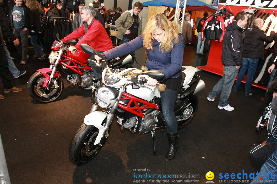 Motorradwelt Bodensee 2012 Messe in Friedrichshafen, 28.01.2012