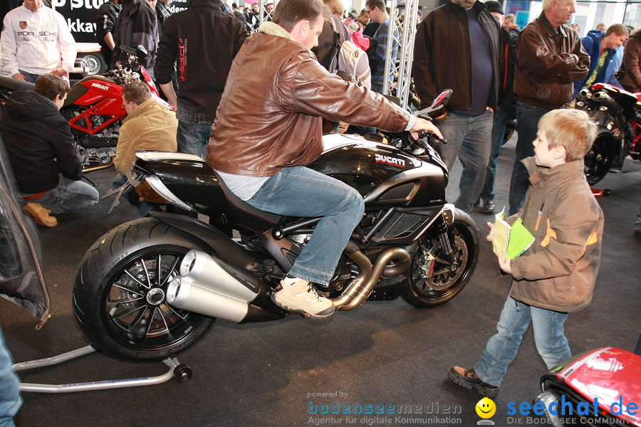 Motorradwelt Bodensee 2012 Messe in Friedrichshafen, 28.01.2012