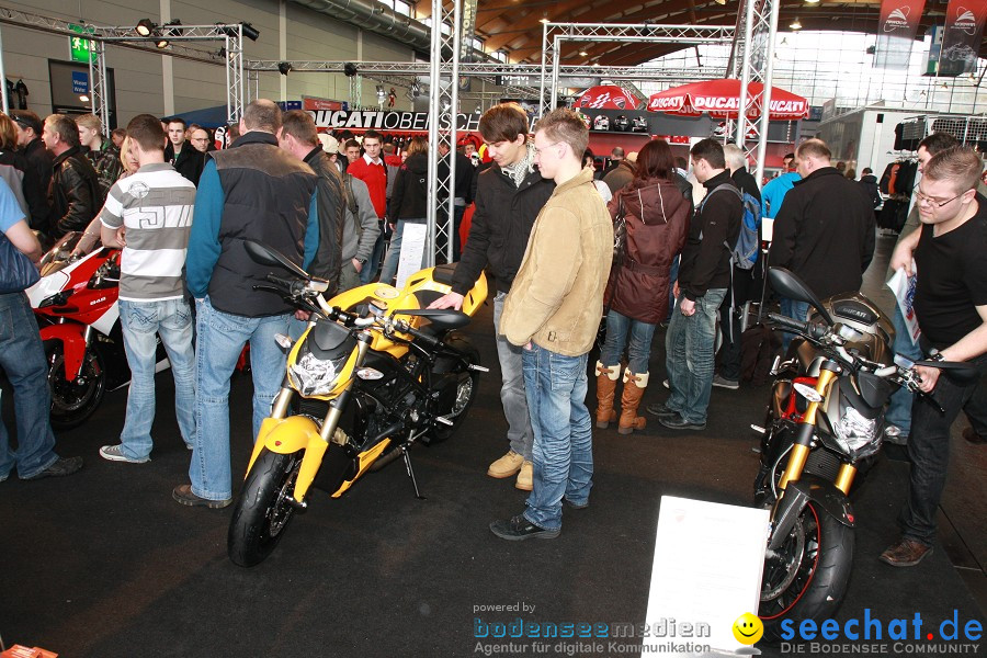 Motorradwelt Bodensee 2012 Messe in Friedrichshafen, 28.01.2012