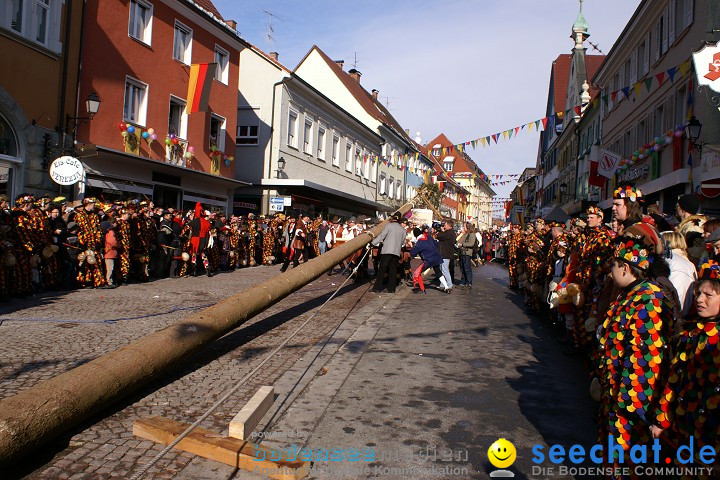 Narrenbaumstellen Stockach 2009