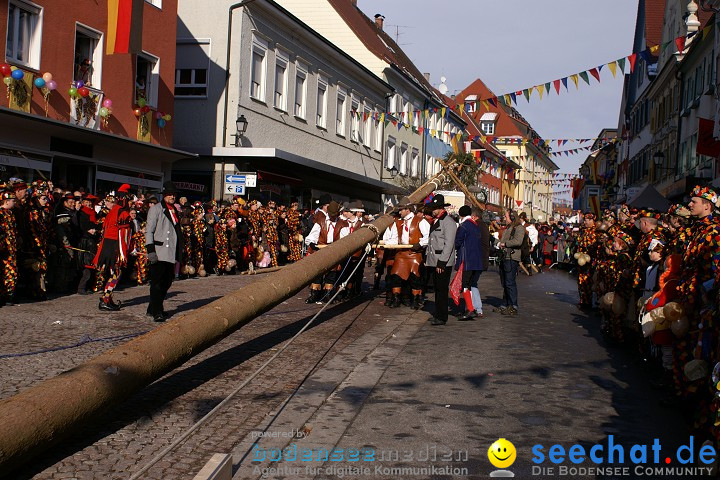 Narrenbaumstellen Stockach 2009