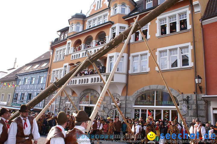 Narrenbaumstellen Stockach 2009