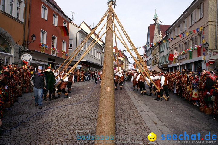 Narrenbaumstellen Stockach 2009