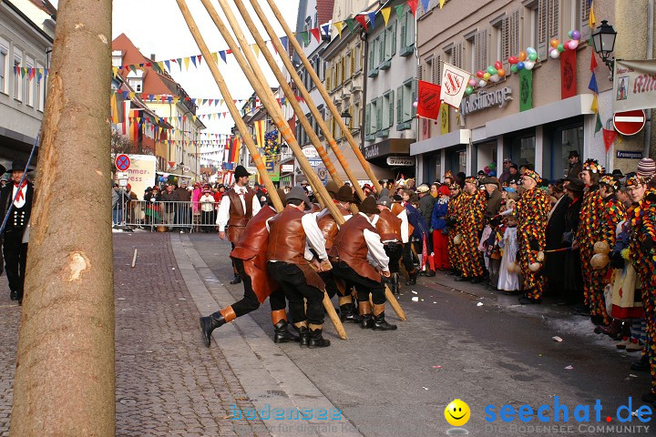 Narrenbaumstellen Stockach 2009