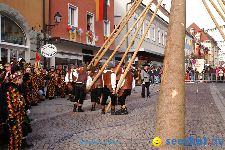 Narrenbaumstellen Stockach 2009