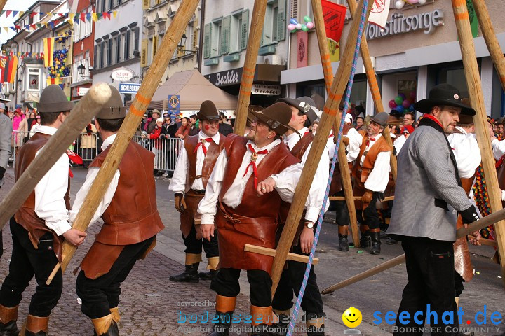 Narrenbaumstellen Stockach 2009