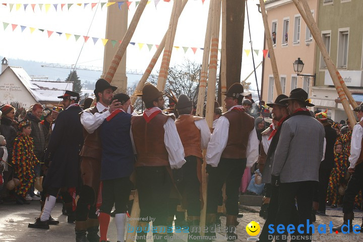 Narrenbaumstellen Stockach 2009