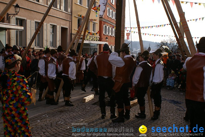 Narrenbaumstellen Stockach 2009