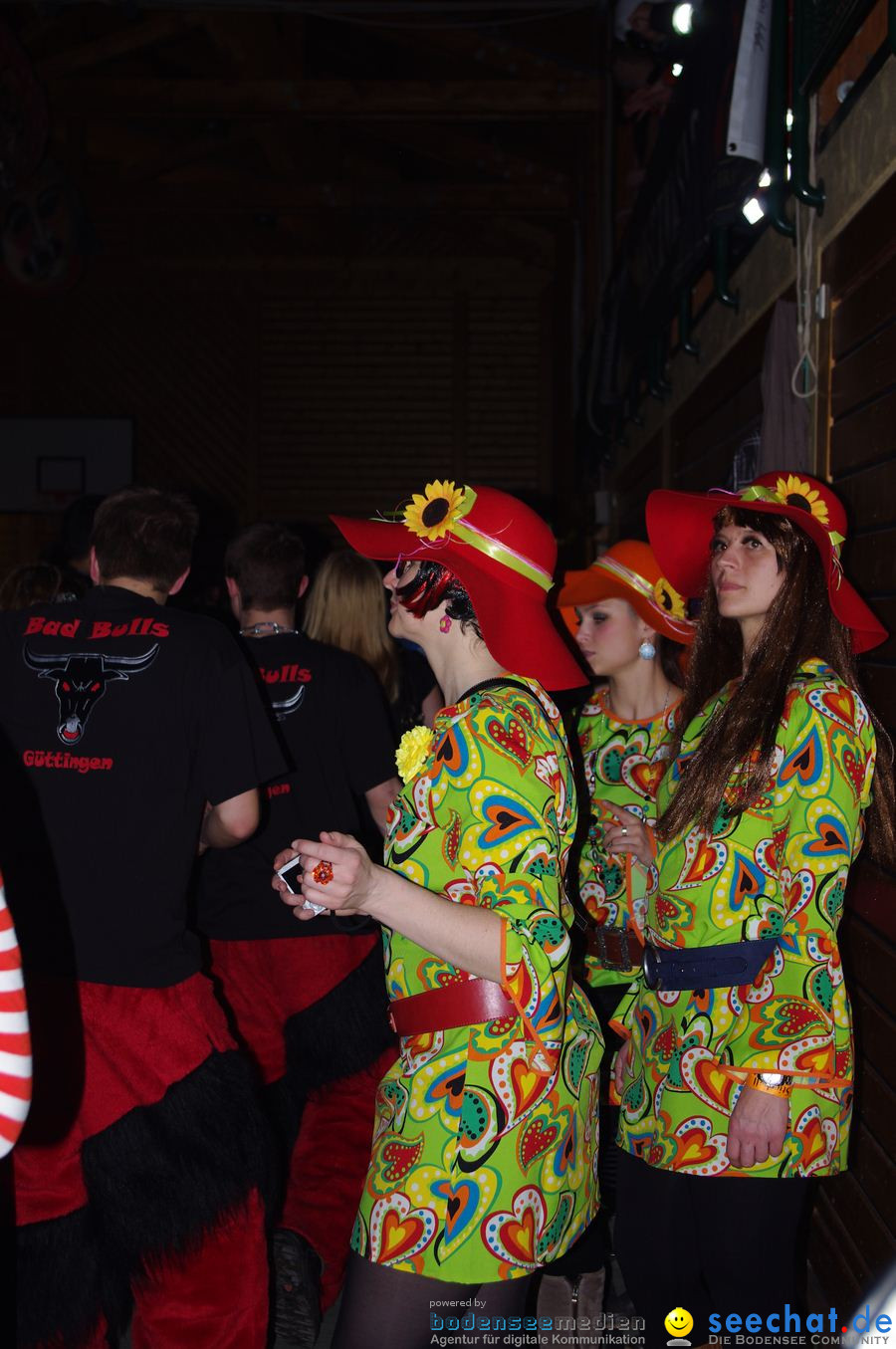 STIERBALL 2012 mit CRASH, YETIS und BAD BULLS: Wahlwies am Bodensee, 17.02.