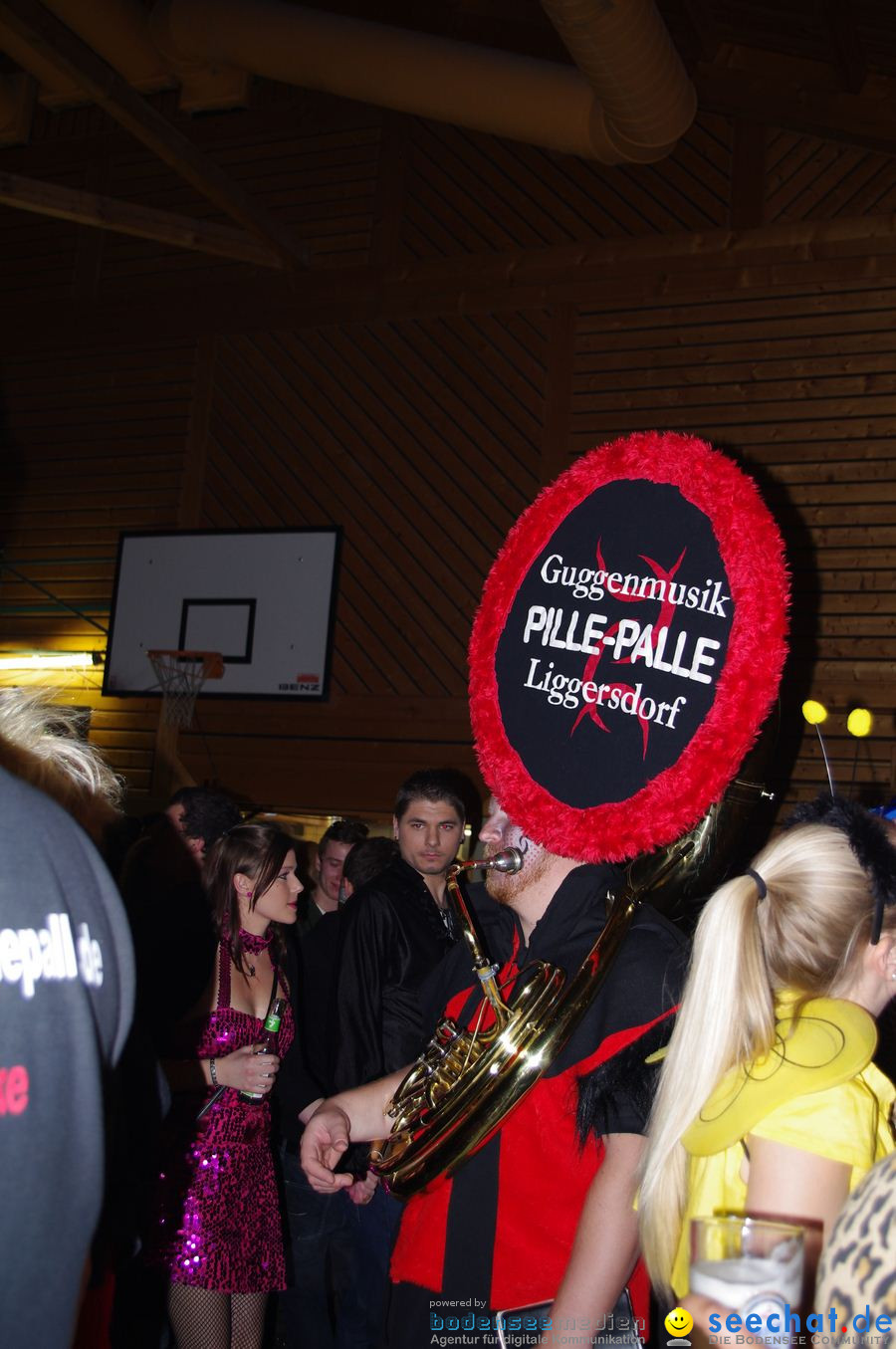 STIERBALL 2012 mit CRASH, YETIS und BAD BULLS: Wahlwies am Bodensee, 17.02.