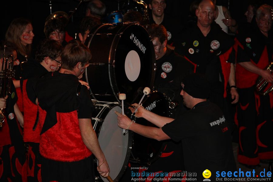 STIERBALL 2012 mit CRASH, YETIS und BAD BULLS: Wahlwies am Bodensee, 17.02.