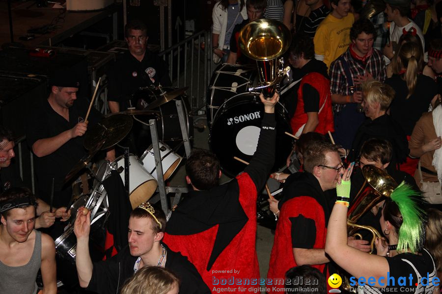 STIERBALL 2012 mit CRASH, YETIS und BAD BULLS: Wahlwies am Bodensee, 17.02.