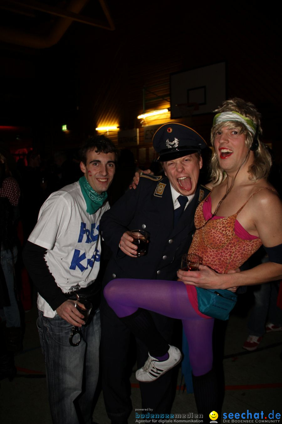 STIERBALL 2012 mit CRASH, YETIS und BAD BULLS: Wahlwies am Bodensee, 17.02.