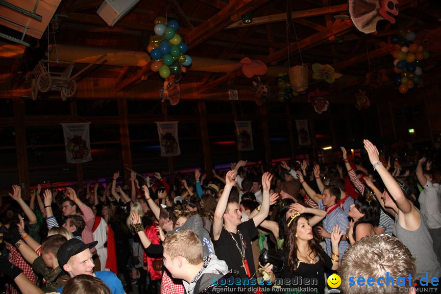 STIERBALL 2012 mit CRASH, YETIS und BAD BULLS: Wahlwies am Bodensee, 17.02.