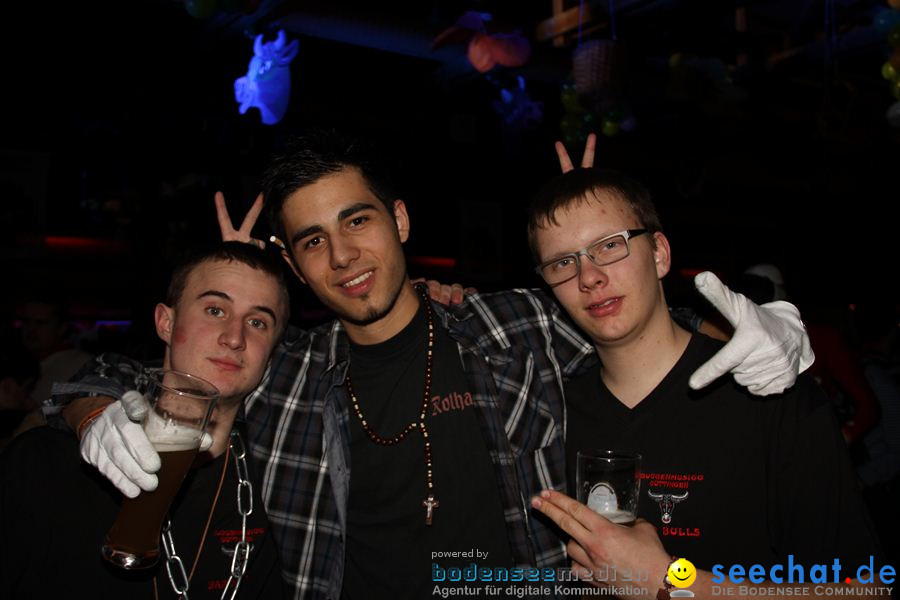 STIERBALL 2012 mit CRASH, YETIS und BAD BULLS: Wahlwies am Bodensee, 17.02.