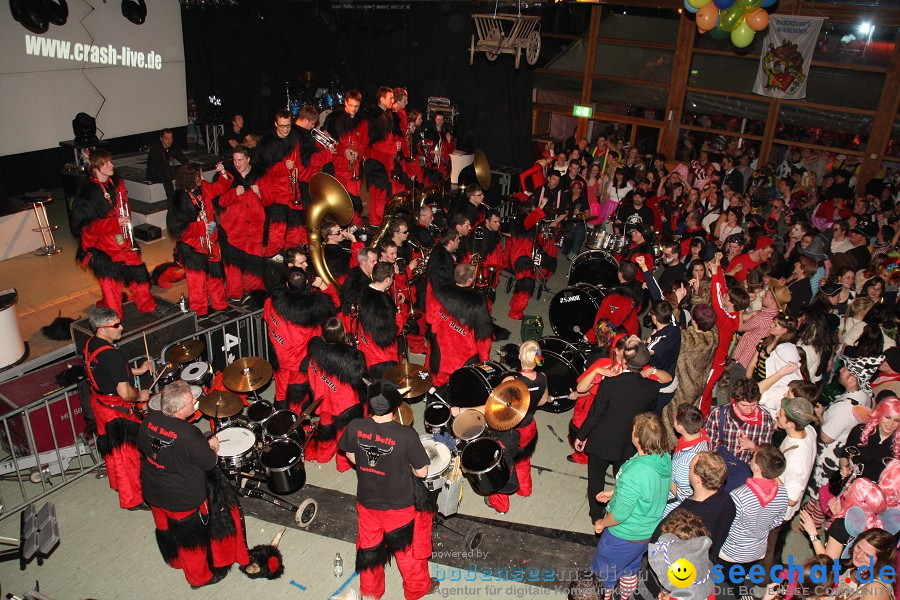 STIERBALL 2012 mit CRASH, YETIS und BAD BULLS: Wahlwies am Bodensee, 17.02.