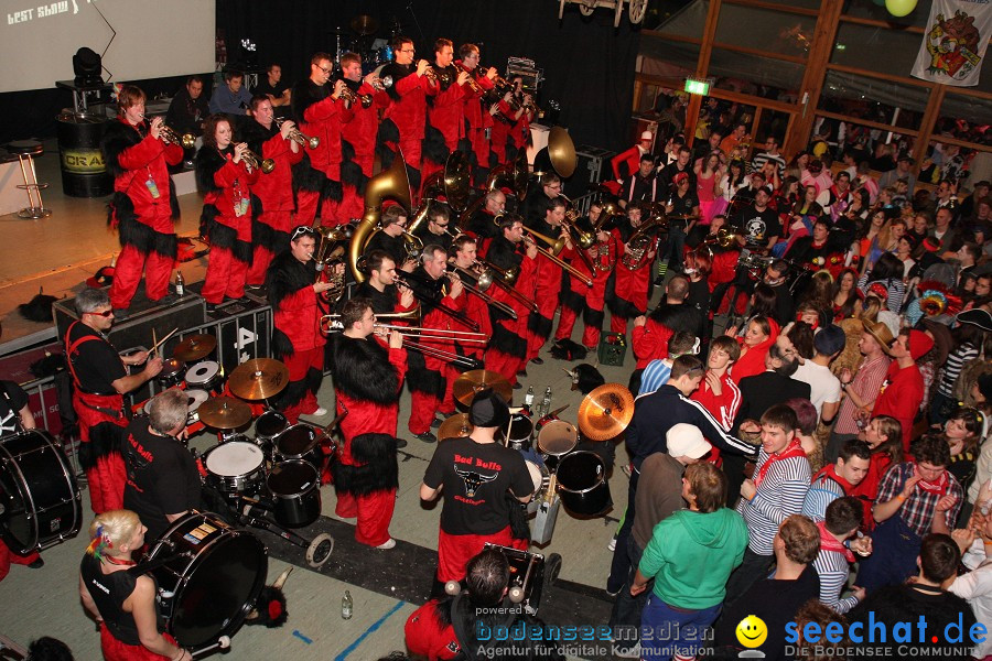 STIERBALL 2012 mit CRASH, YETIS und BAD BULLS: Wahlwies am Bodensee, 17.02.