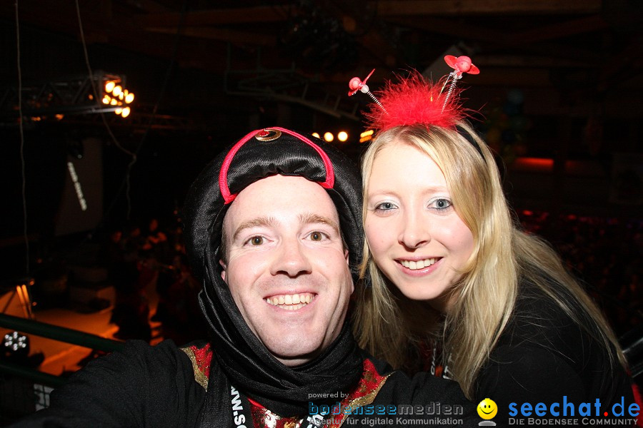 STIERBALL 2012 mit CRASH, YETIS und BAD BULLS: Wahlwies am Bodensee, 17.02.