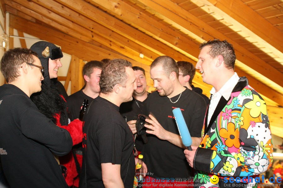 STIERBALL 2012 mit CRASH, YETIS und BAD BULLS: Wahlwies am Bodensee, 17.02.