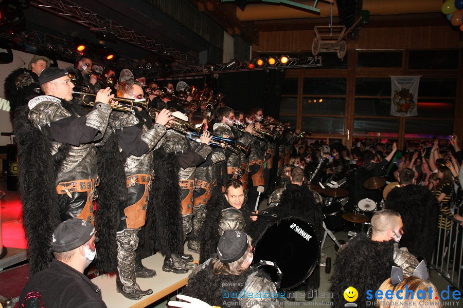 STIERBALL 2012 mit CRASH, YETIS und BAD BULLS: Wahlwies am Bodensee, 17.02.