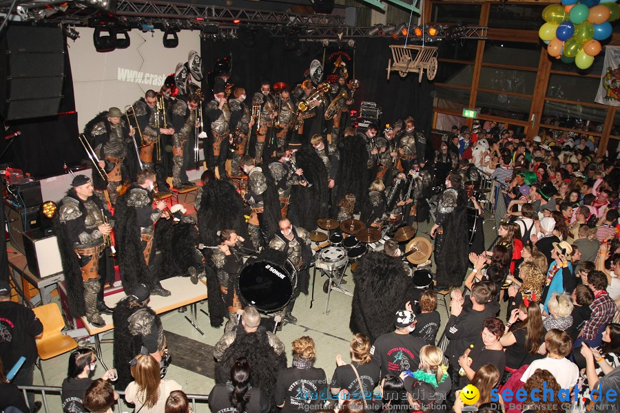 STIERBALL 2012 mit CRASH, YETIS und BAD BULLS: Wahlwies am Bodensee, 17.02.