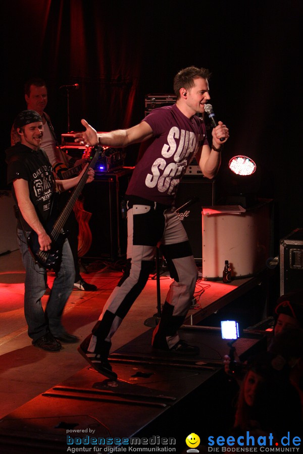 STIERBALL 2012 mit CRASH, YETIS und BAD BULLS: Wahlwies am Bodensee, 17.02.