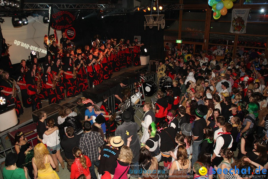 STIERBALL 2012 mit CRASH, YETIS und BAD BULLS: Wahlwies am Bodensee, 17.02.