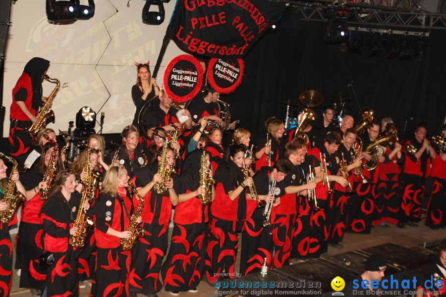 STIERBALL 2012 mit CRASH, YETIS und BAD BULLS: Wahlwies am Bodensee, 17.02.