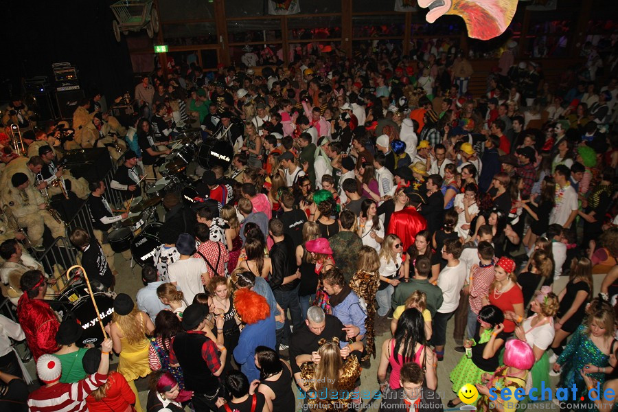 STIERBALL 2012 mit CRASH, YETIS und BAD BULLS: Wahlwies am Bodensee, 17.02.