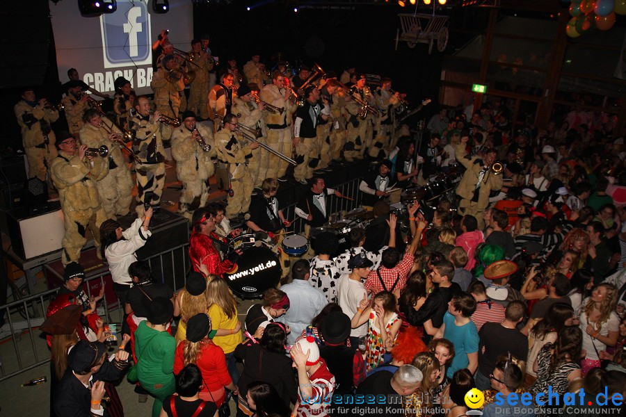 STIERBALL 2012 mit CRASH, YETIS und BAD BULLS: Wahlwies am Bodensee, 17.02.