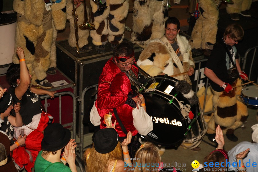 STIERBALL 2012 mit CRASH, YETIS und BAD BULLS: Wahlwies am Bodensee, 17.02.