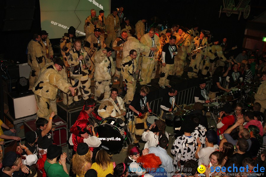 STIERBALL 2012 mit CRASH, YETIS und BAD BULLS: Wahlwies am Bodensee, 17.02.