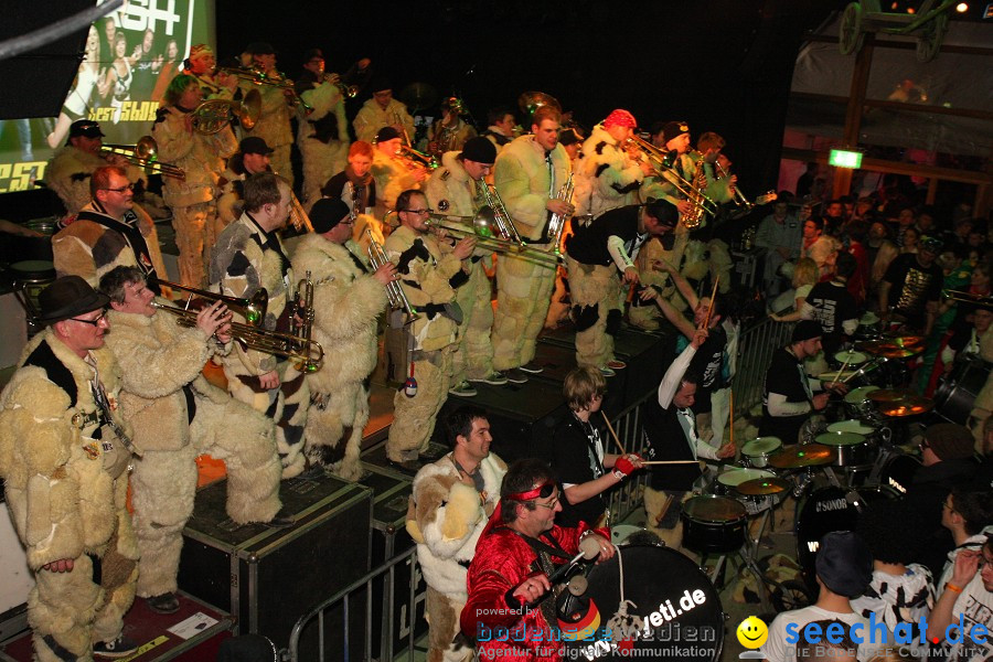 STIERBALL 2012 mit CRASH, YETIS und BAD BULLS: Wahlwies am Bodensee, 17.02.