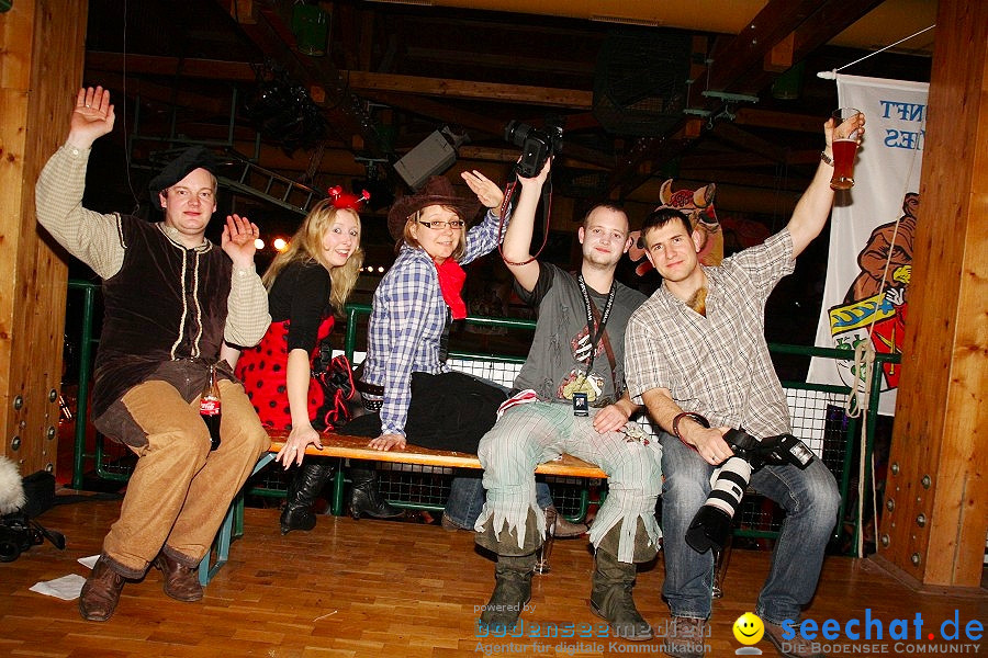 STIERBALL 2012 mit CRASH, YETIS und BAD BULLS: Wahlwies am Bodensee, 17.02.